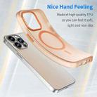 For iPhone 12 Pro Max MagSafe Frosted Translucent TPU + PC Full Coverage Phone Case(Orange) - 3