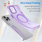 For iPhone 12 Pro MagSafe Frosted Translucent TPU + PC Full Coverage Phone Case(Dark Purple) - 3