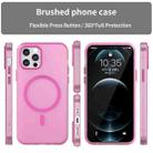 For iPhone 12 Pro MagSafe Frosted Translucent TPU + PC Full Coverage Phone Case(Pink) - 2