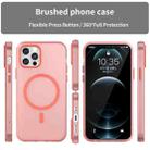 For iPhone 12 Pro MagSafe Frosted Translucent TPU + PC Full Coverage Phone Case(Red) - 2