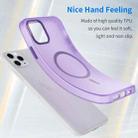 For iPhone 11 Pro Max MagSafe Frosted Translucent TPU + PC Full Coverage Phone Case(Dark Purple) - 3
