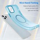 For iPhone 11 Pro Max MagSafe Frosted Translucent TPU + PC Full Coverage Phone Case(Blue) - 3