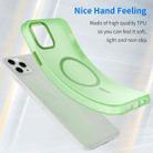 For iPhone 11 Pro Max MagSafe Frosted Translucent TPU + PC Full Coverage Phone Case(Green) - 3