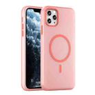 For iPhone 11 Pro Max MagSafe Frosted Translucent TPU + PC Full Coverage Phone Case(Red) - 1