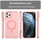 For iPhone 11 Pro Max MagSafe Frosted Translucent TPU + PC Full Coverage Phone Case(Red) - 2