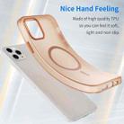For iPhone 11 Pro Max MagSafe Frosted Translucent TPU + PC Full Coverage Phone Case(Orange) - 3