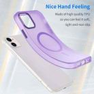 For iPhone 11 MagSafe Frosted Translucent TPU + PC Full Coverage Phone Case(Dark Purple) - 3