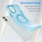 For iPhone 11 MagSafe Frosted Translucent TPU + PC Full Coverage Phone Case(Blue) - 3