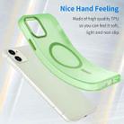 For iPhone 11 MagSafe Frosted Translucent TPU + PC Full Coverage Phone Case(Green) - 3