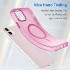 For iPhone 11 MagSafe Frosted Translucent TPU + PC Full Coverage Phone Case(Pink) - 3
