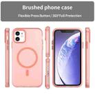 For iPhone 11 MagSafe Frosted Translucent TPU + PC Full Coverage Phone Case(Red) - 2
