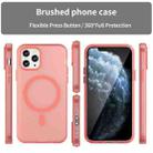For iPhone 11 Pro MagSafe Frosted Translucent TPU + PC Full Coverage Phone Case(Red) - 2