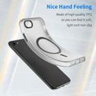 For iPhone SE 2022 / 2020 / 8 MagSafe Frosted Translucent TPU + PC Full Coverage Phone Case(Black) - 3