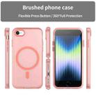 For iPhone SE 2022 / 2020 / 8 MagSafe Frosted Translucent TPU + PC Full Coverage Phone Case(Red) - 2