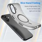For iPhone 17 MagSafe Frosted Translucent TPU + PC Full Coverage Phone Case(Black) - 3