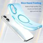 For iPhone 17 MagSafe Frosted Translucent TPU + PC Full Coverage Phone Case(Blue) - 3