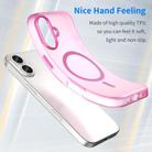 For iPhone 17 MagSafe Frosted Translucent TPU + PC Full Coverage Phone Case(Pink) - 3