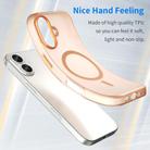 For iPhone 17 MagSafe Frosted Translucent TPU + PC Full Coverage Phone Case(Orange) - 3