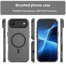 For iPhone 17 Air MagSafe Frosted Translucent TPU + PC Full Coverage Phone Case(Black) - 2