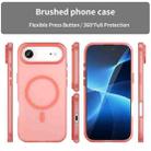 For iPhone 17 Air MagSafe Frosted Translucent TPU + PC Full Coverage Phone Case(Red) - 2