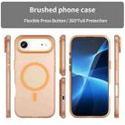 For iPhone 17 Air MagSafe Frosted Translucent TPU + PC Full Coverage Phone Case(Orange) - 2