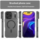 For iPhone 17 Pro Max MagSafe Frosted Translucent TPU + PC Full Coverage Phone Case(Black) - 2