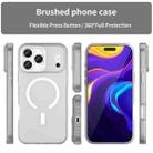For iPhone 17 Pro Max MagSafe Frosted Translucent TPU + PC Full Coverage Phone Case(White) - 2