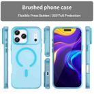 For iPhone 17 Pro Max MagSafe Frosted Translucent TPU + PC Full Coverage Phone Case(Blue) - 2