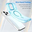 For iPhone 17 Pro Max MagSafe Frosted Translucent TPU + PC Full Coverage Phone Case(Blue) - 3