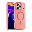 For iPhone 17 Pro Max MagSafe Frosted Translucent TPU + PC Full Coverage Phone Case(Red) - 1