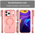 For iPhone 17 Pro Max MagSafe Frosted Translucent TPU + PC Full Coverage Phone Case(Red) - 2