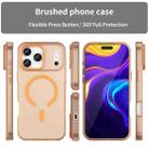 For iPhone 17 Pro Max MagSafe Frosted Translucent TPU + PC Full Coverage Phone Case(Orange) - 2