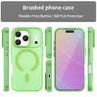 For iPhone 17 Pro MagSafe Frosted Translucent TPU + PC Full Coverage Phone Case(Green) - 2