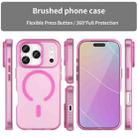 For iPhone 17 Pro MagSafe Frosted Translucent TPU + PC Full Coverage Phone Case(Pink) - 2