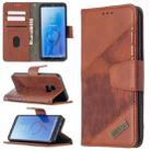 For Samsung Galaxy S9 Matching Color Crocodile Texture Horizontal Flip PU Leather Case with Wallet & Holder & Card Slots(Brown) - 1