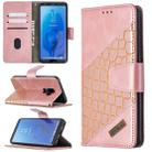 For Samsung Galaxy  S9 Plus Matching Color Crocodile Texture Horizontal Flip PU Leather Case with Wallet & Holder & Card Slots(Rose Gold) - 1
