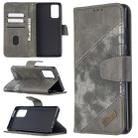 For Samsung Galaxy Note20 Matching Color Crocodile Texture Horizontal Flip PU Leather Case with Wallet & Holder & Card Slots(Grey) - 1