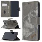 For Samsung Galaxy A10 / M10 Matching Color Crocodile Texture Horizontal Flip PU Leather Case with Wallet & Holder & Card Slots(Grey) - 1