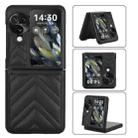 For OPPO Find N3 Flip V-shaped Folding Phone Case(Black) - 1