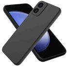 For Hisense S70 Pure Color Liquid Silicone Shockproof Phone Case(Black) - 1