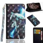 For iPhone 11 Pro Max 3D Painting Pattern Horizontal Flip TPU + PU Leather Case with Holder & Card Slots & Wallet & Lanyard(Wolf) - 1