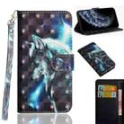 For iPhone 11 Pro 3D Painting Pattern Horizontal Flip TPU + PU Leather Case with Holder & Card Slots & Wallet & Lanyard(Wolf) - 1