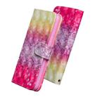 For iPhone SE 2022 / SE 2020 / 8 / 7 3D Painting Pattern Horizontal Flip TPU + PU Leather Case with Holder & Card Slots & Wallet & Lanyard(Gradient Color) - 3