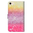For iPhone SE 2022 / SE 2020 / 8 / 7 3D Painting Pattern Horizontal Flip TPU + PU Leather Case with Holder & Card Slots & Wallet & Lanyard(Gradient Color) - 4