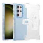 For Samsung Galaxy S24 Ultra 5G Frosted PC+TPU Phone Case with Back Clip(Sky Blue) - 1