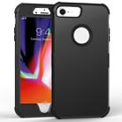 For iPhone 6 / 6s 3 in 1 All-inclusive Shockproof Airbag Silicone + PC Case(Black) - 1