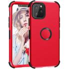 For iPhone 11 Pro 3 in 1 All-inclusive Shockproof Airbag Silicone + PC Case(Red) - 1