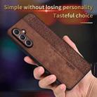 For Samsung Galaxy A35 5G AZNS 3D Embossed Skin Feel Phone Case(Black) - 3