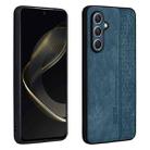 For Samsung Galaxy A35 5G AZNS 3D Embossed Skin Feel Phone Case(Dark Green) - 1