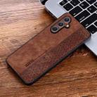 For Samsung Galaxy A55 5G AZNS 3D Embossed Skin Feel Phone Case(Brown) - 2